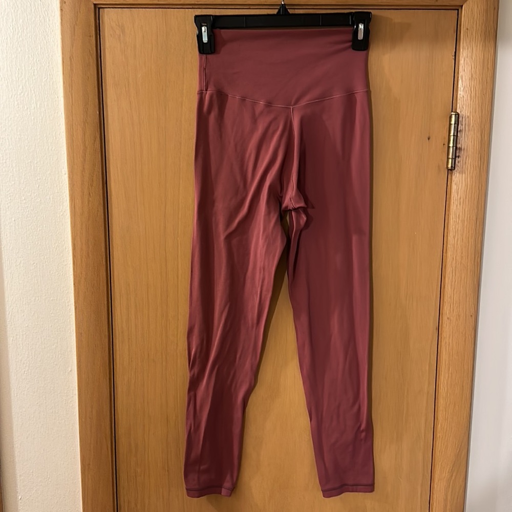 Offline by Aerie Crossover Real Me High Rise 7/8 Leggings Rose Pink Medium - Picture 9 of 12